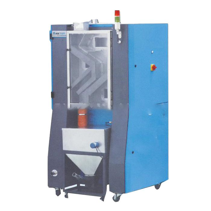 Electrostatic powder removing machine